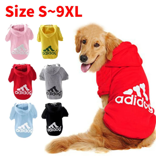 Pet Dog Clothes - Adidog Dog Hoodies