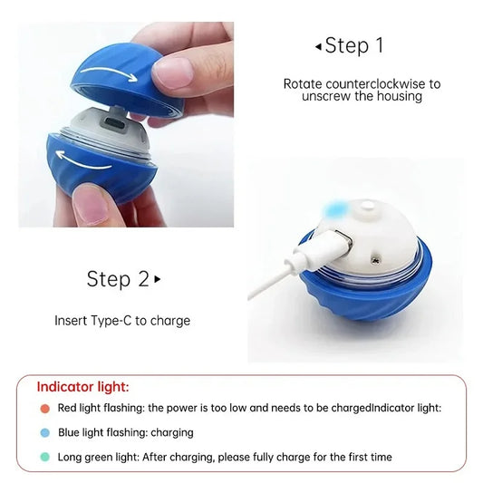 Automatic Moving Dog Toy Ball