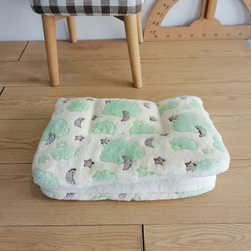 Flannel Pet Mat Dog and Cat Bed