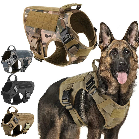 Tactical Dog Harness for Small, Medium, and Large Dogs